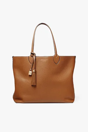 ASPINAL OF LONDON Womens Hudson Oversized Leather Tote Bag