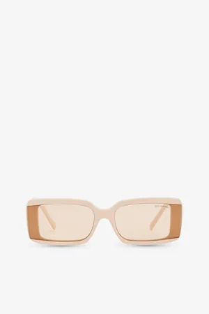 Tiffany & Co. Womens Tf4197 Rectangle-Frame Cut-Out Acetate Sunglasses