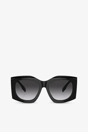 Burberry Womens Be4388U Madeline Cat-Eye-Frame Acetate Sunglasses