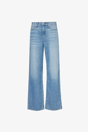 RAG&BONE Womens Logan Wide-Leg Mid-Rise Jeans