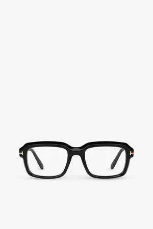 Tom Ford Tr001703 Ft5888-B Rectangle-Frame Acetate Glasses