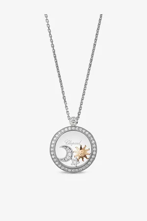 Chopard Happy Diamonds Icons 18ct White-Gold and 0.47ct Diamond Pendant Necklace