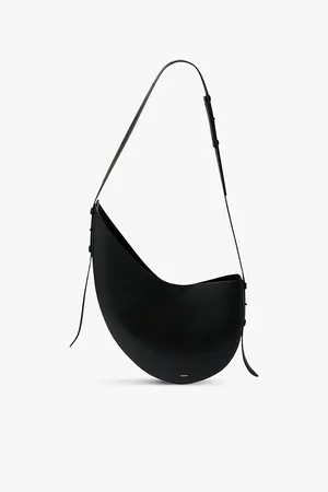 Soeur Womens Winona Logo-Embossed Leather Shoulder Bag