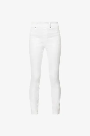 Spanx Womens Ankle Skinny High-Rise Stretch-Denim Jeans