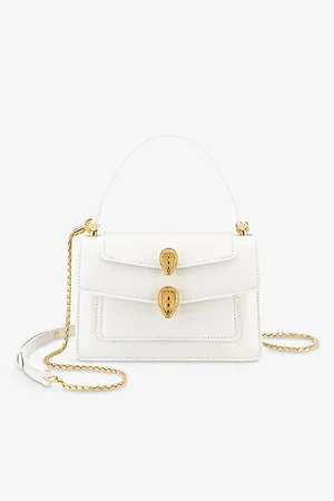 Bvlgari Womens x Alexander Wang Serpenti Forever Leather Cross-Body Bag
