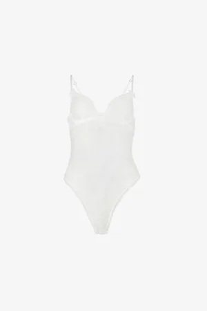 Agent Provocateur Womens Hinda Sheer Stretch-Lace Body