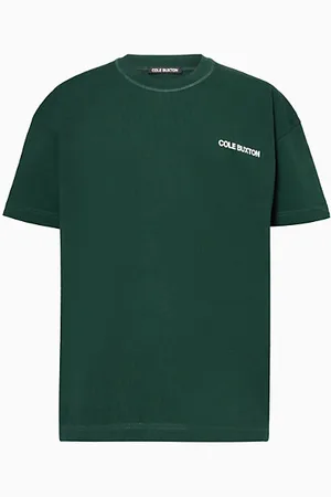 Cole Buxton Mens Cb Sportswear Logo-Print Relaxed-Fit Cotton-Jersey T-Shirt