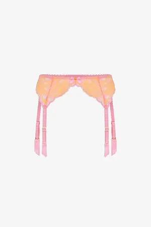 Agent Provocateur Womens Yara High-Rise Stretch-Mesh Suspender Belt