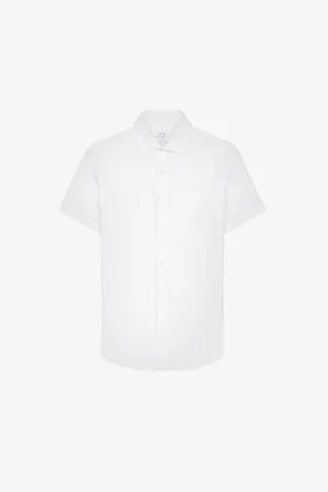 Reiss Mens Holiday Slim-Fit Linen Shirt
