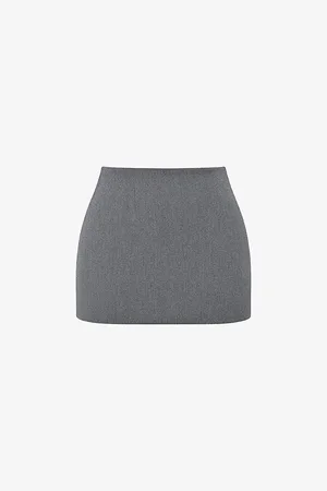 House Of Cb Womens Jessamine A-Line Stretch-Woven Mini Skirt