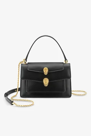 Bvlgari Womens x Alexander Wang Serpenti Forever Leather Cross-Body Bag