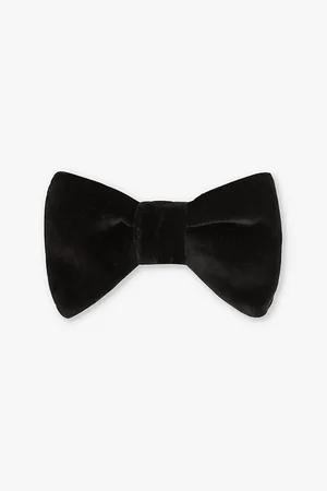 Reiss Mens Hike Self-Tie Velvet Bow Tie