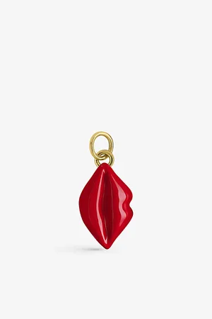 Christian Louboutin Sooooo Glow Gold-Tone and Resin Charm