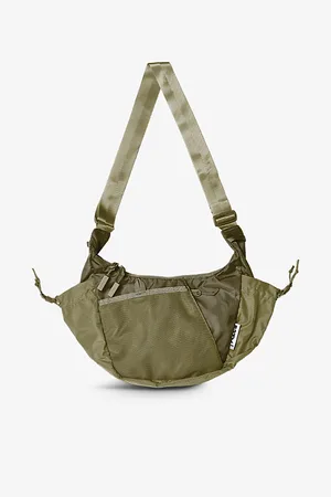 BABOON TO THE MOON Womens Crescent-Shape Woven Cross-Body Bag