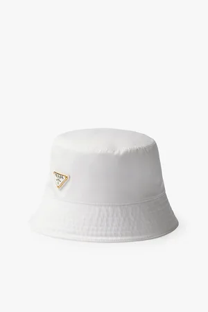 Prada Logo-Plaque Recycled-Nylon Bucket Hat