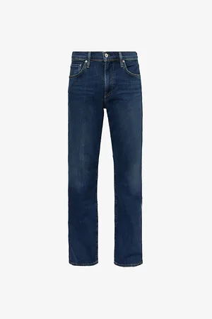 Citizens of Humanity Mens Elijah Belt-Loop Straight-Leg Relaxed-Fit Stretch-Woven Jeans
