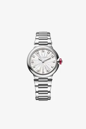 Bvlgari Re00006 Lvcea Stainless-Steel and 0.22ct Diamond Automatic Watch