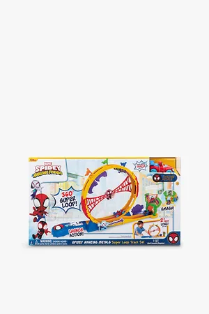SPIDERMAN Marvel Spidey and His Amazing Friends Amazing Metals Super Loop Track Set