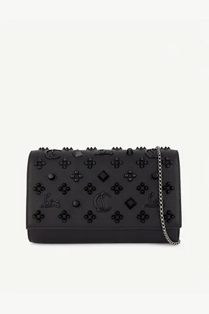 Christian Louboutin Womens Paloma Leather Clutch Bag