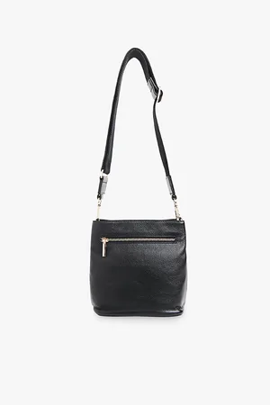 Whistles Womens Dion Double-Pouch Leather Bucket Bag