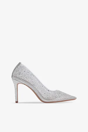 Carvela Womens Lovebird Crystal-Embellished PVC Courts