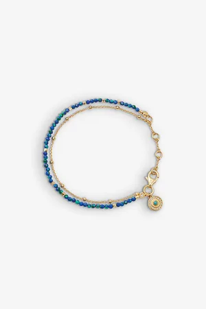 ASTLEY CLARKE Womens Biography Evil Eye-Charm Copper and Turquoise 18ct Gold-Vermeil Bracelet