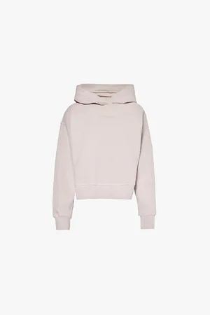 Canada Goose Womens Muskoka Rubberised-Branding Cotton-Jersey Hoody