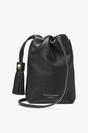 ASPINAL OF LONDON Womens Hudson Leather Cross-Body Bag