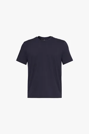 7 for all Mankind Mens Luxe Performance Crew-Neck Regular-Fit Stretch-Cotton T-Shirt