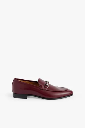 Gucci Mens Horsebit Leather Loafers