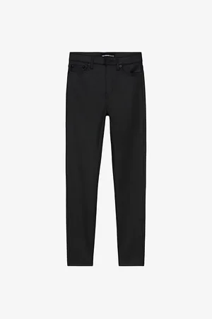 The Kooples Womens Skinny-Leg High-Rise Faux-Leather Trousers