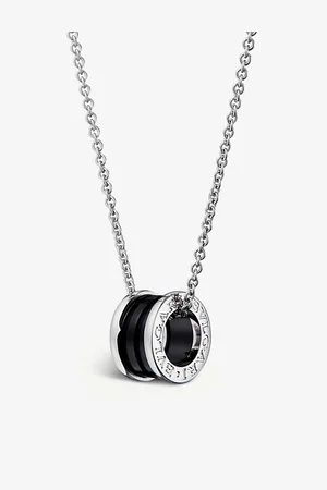 Bvlgari Save The Children Black Ceramic and Sterling- Pendant Necklace
