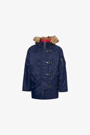 Ralph Lauren Mens Arctic Holiday Hooded Relaxed-Fit Nylon-Down Jacket
