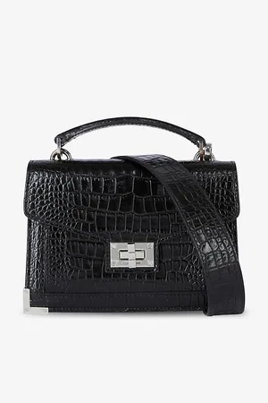 The Kooples Womens Emily Vinyl-Effect Mini Leather Cross-Body Bag