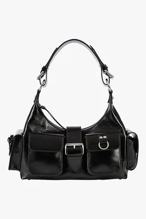 The Kooples Womens Amelia Leather Shoulder Bag