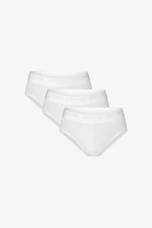 SKIMS Mens Branded-Waistband Pack Of Three Stretch-Modal Briefs