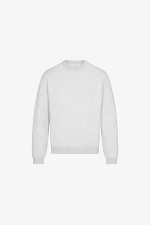 SKIMS Mens Classic Crewneck Lounge Cotton-Blend Sweatshirt