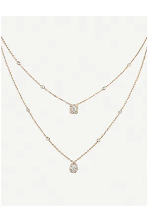 MESSIKA My Twin 18ct -Gold and Diamond Necklace
