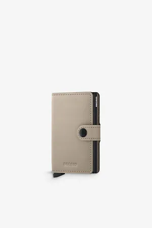 Secrid Womens Miniwallet Leather and Aluminium Wallet