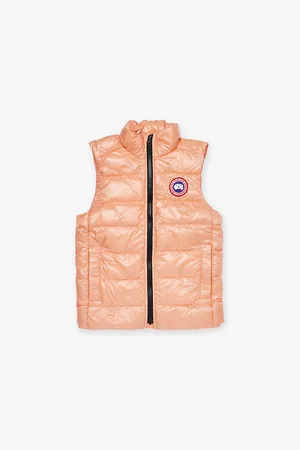 Canada Goose Crofton Logo-Patch Shell-Down Gilet 7-16 Years