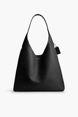 Coach Womens Brooklyn Branded Leather Shoulder Bag