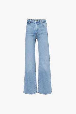 Frame Womens The Pixie Arrow Bootcut Stretch-Denim Jeans