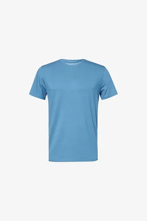 DEREK ROSE Mens Basel Relaxed-Fit Stretch-Jersey T-Shirt