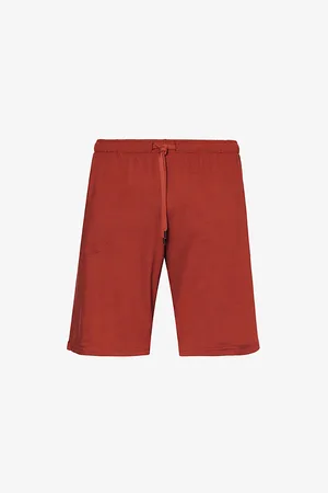 DEREK ROSE Mens Basel Straight-Leg Relaxed-Fit Stretch-Jersey Pyjama Shorts