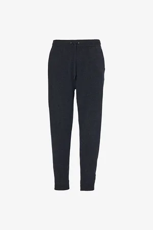 DEREK ROSE Mens Finley Tapered-Leg Relaxed-Fit Cashmere Jogging Bottoms