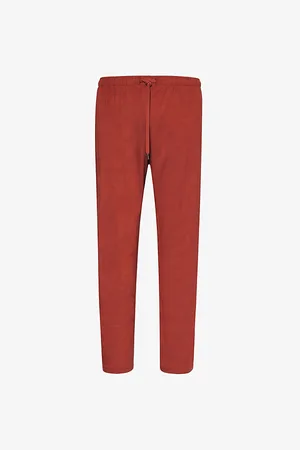 DEREK ROSE Mens Basel Straight-Leg Relaxed-Fit Stretch-Jersey Pyjama Trousers