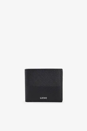 Loewe Mens Billfold Embossed Leather Wallet