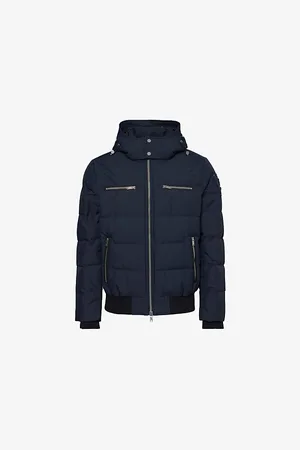 Moose Knuckles Mens Cloud Detachable-Hood Shell-Down Jacket