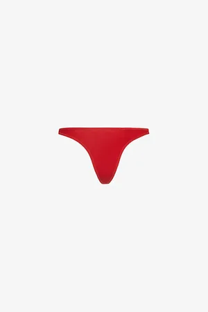 Calvin Klein Womens Modern Low-Rise Stretch-Cotton Thong