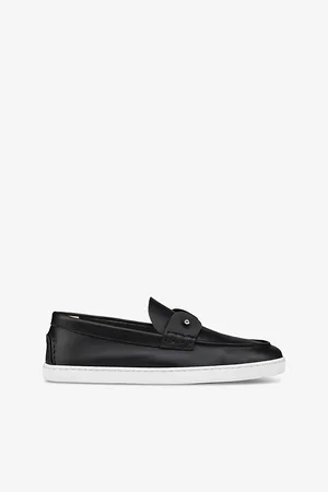 Christian Louboutin Mens Chambeliboat Leather Low-Top Boat Shoes